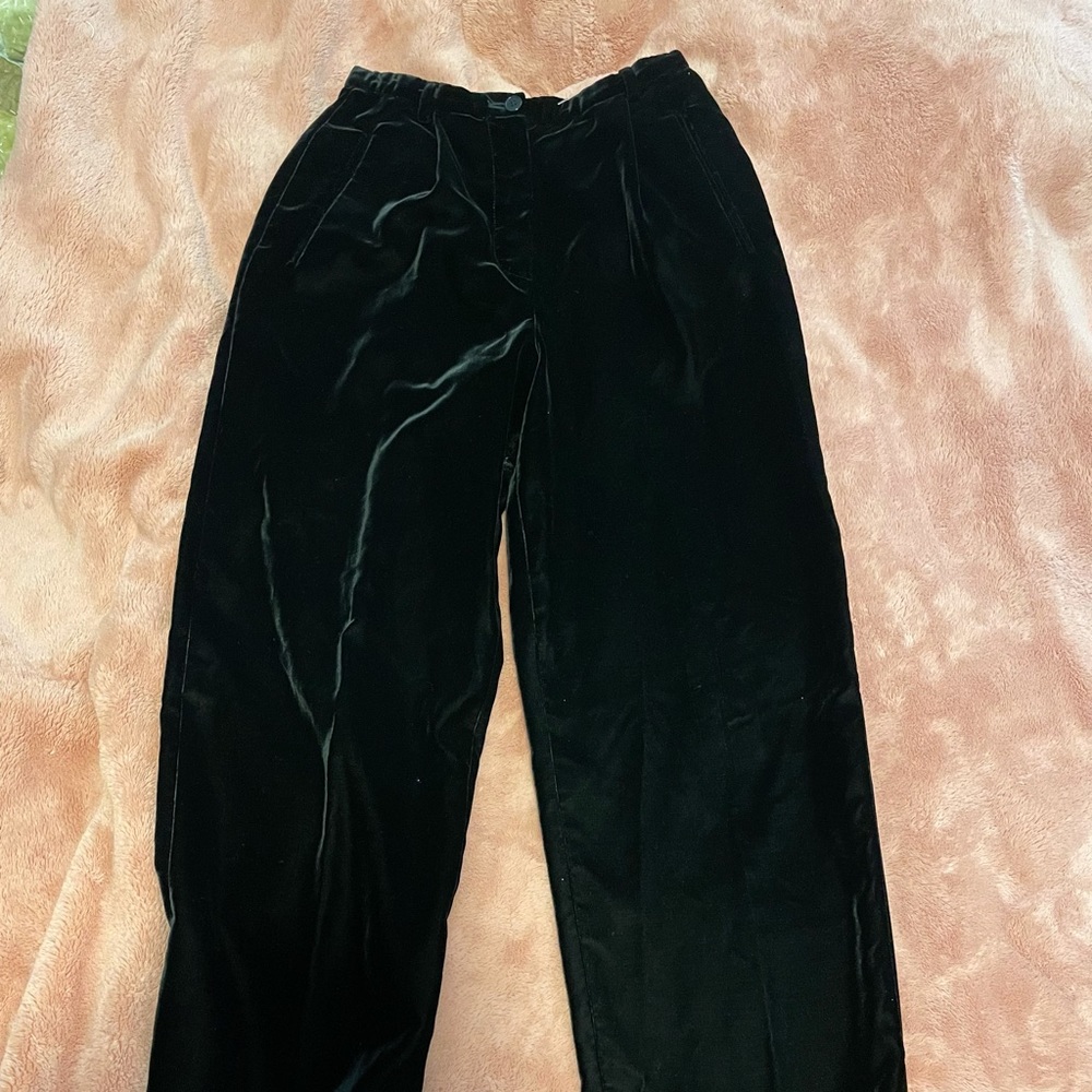 Vintage Georgio Armani Velvet Work Pants